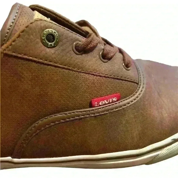 Levis Men’s Ethan Casual Sneaker Brown Size 11 - Picture 3 of 7